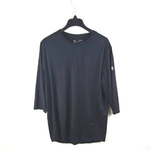 Under Armour Men's Black Heat Gear T-Shirt Sz XL